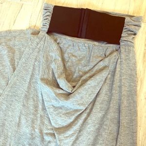 Gray & Black Venus Maxi Dress